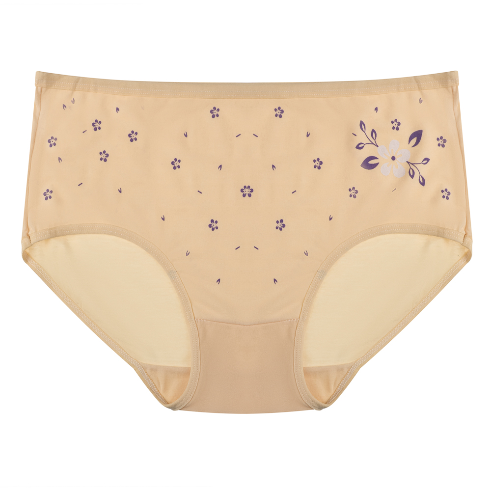 Трусы женские макси с принтом, р.52-54, 95% хлопок, 5% спандекс, Cotton #6001 - #3