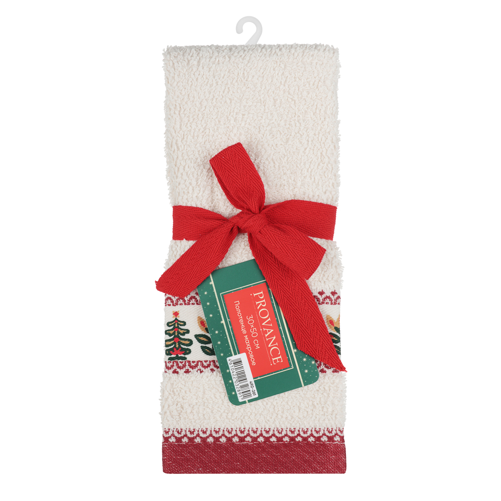 PROVANCE Щелкунчик Полотенце махровое с лентой, 30х50см, 100% хлопок, 2 дизайна - #9