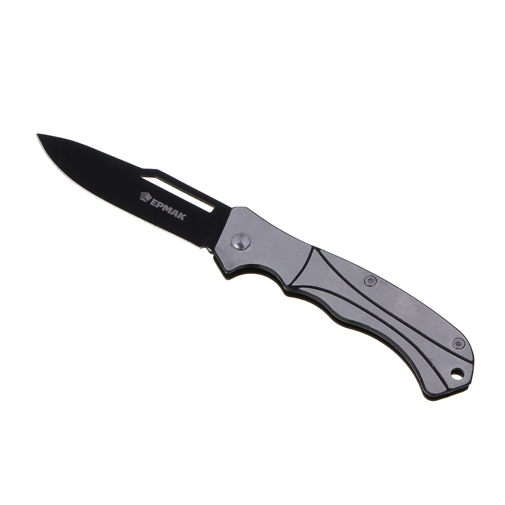 ЕРМАК Нож туристический складной 17 см. толщина лезвия 1,8 мм, нерж. сталь, арт.1 - #1