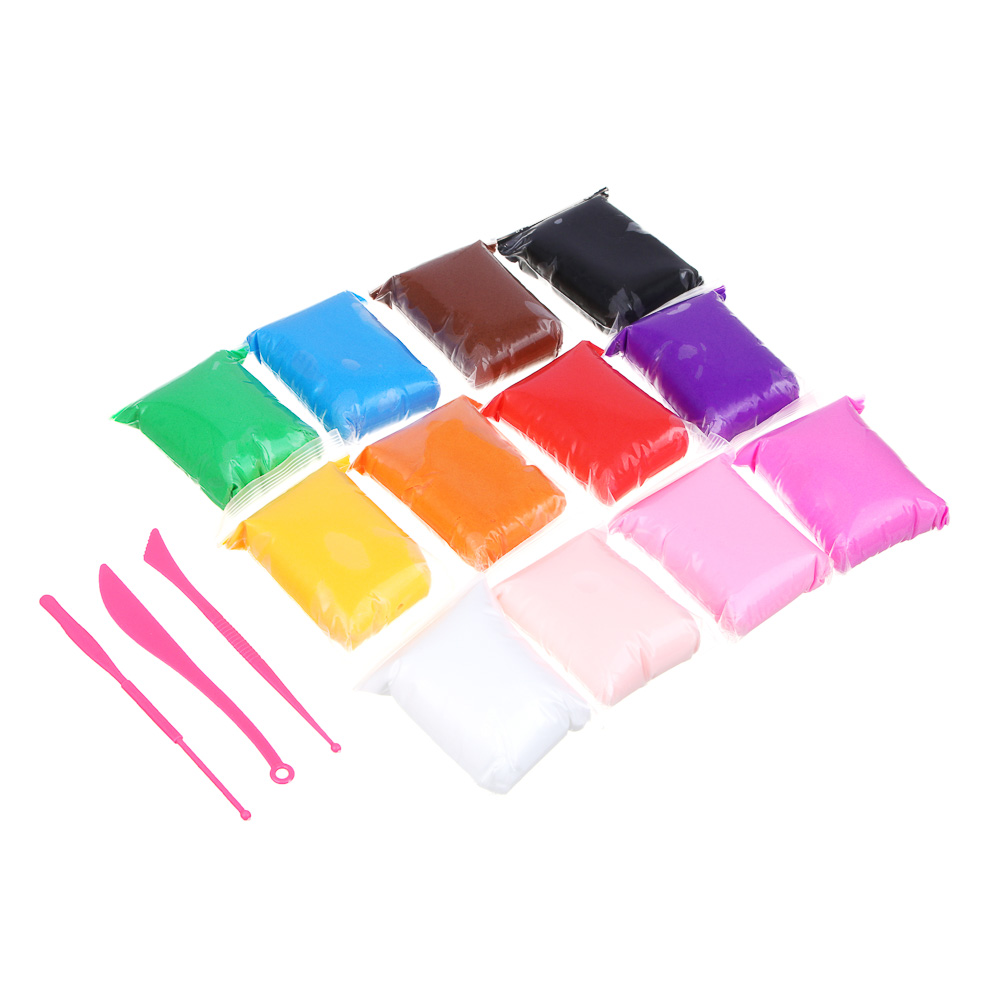 Легкий пластилин "Русские Супергерои", BY, 12 цветов, 23х6см, полимер - #2