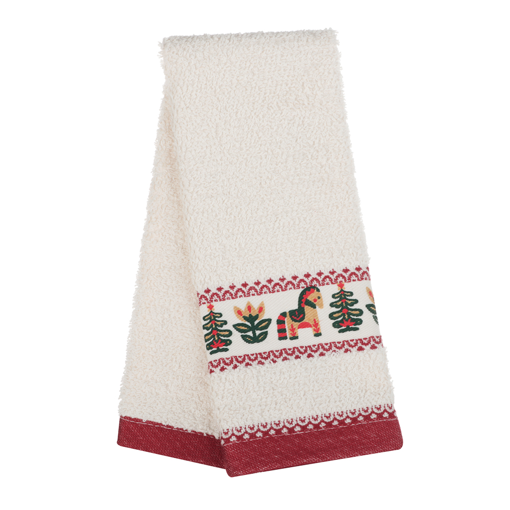 PROVANCE Щелкунчик Полотенце махровое с лентой, 30х50см, 100% хлопок, 2 дизайна - #1