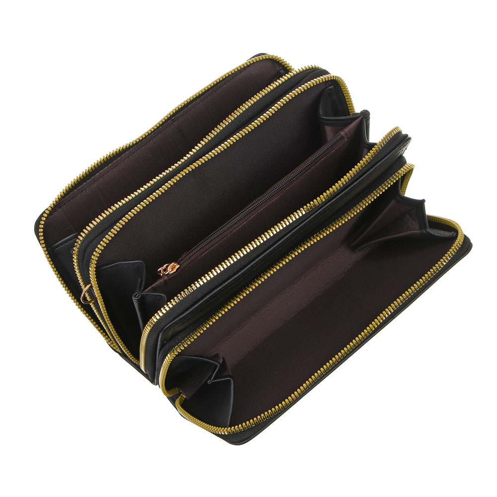ЮL Кошелек-сумочка на длинном ремне, ПУ, 19,5х11см, 3 цвета, КЖ23-03 - #5