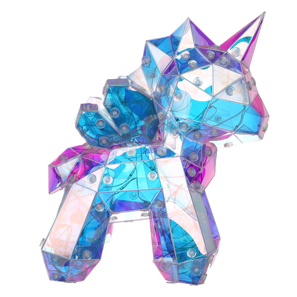 СНОУ БУМ Единорог, 13х20 см, 70 LED, постоянное свечение, USB - #5