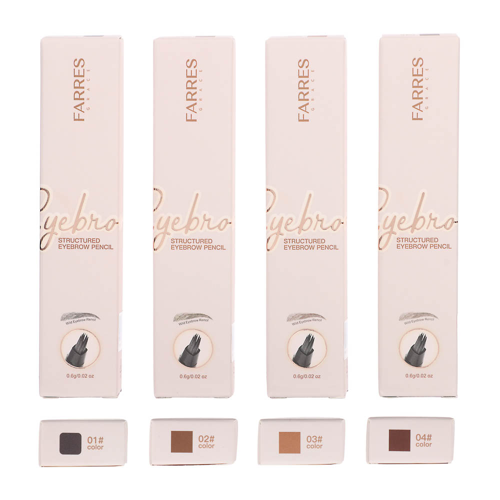 Лайнер для бровей с эффектом микроблейдинга, тм Farres, 1,2 мл - #7
