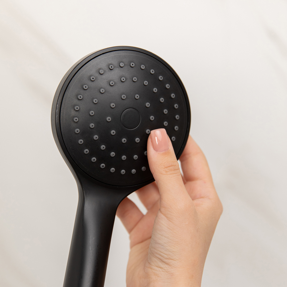 RAIN Лейка для душа, 1 режим, 100мм черная - #7