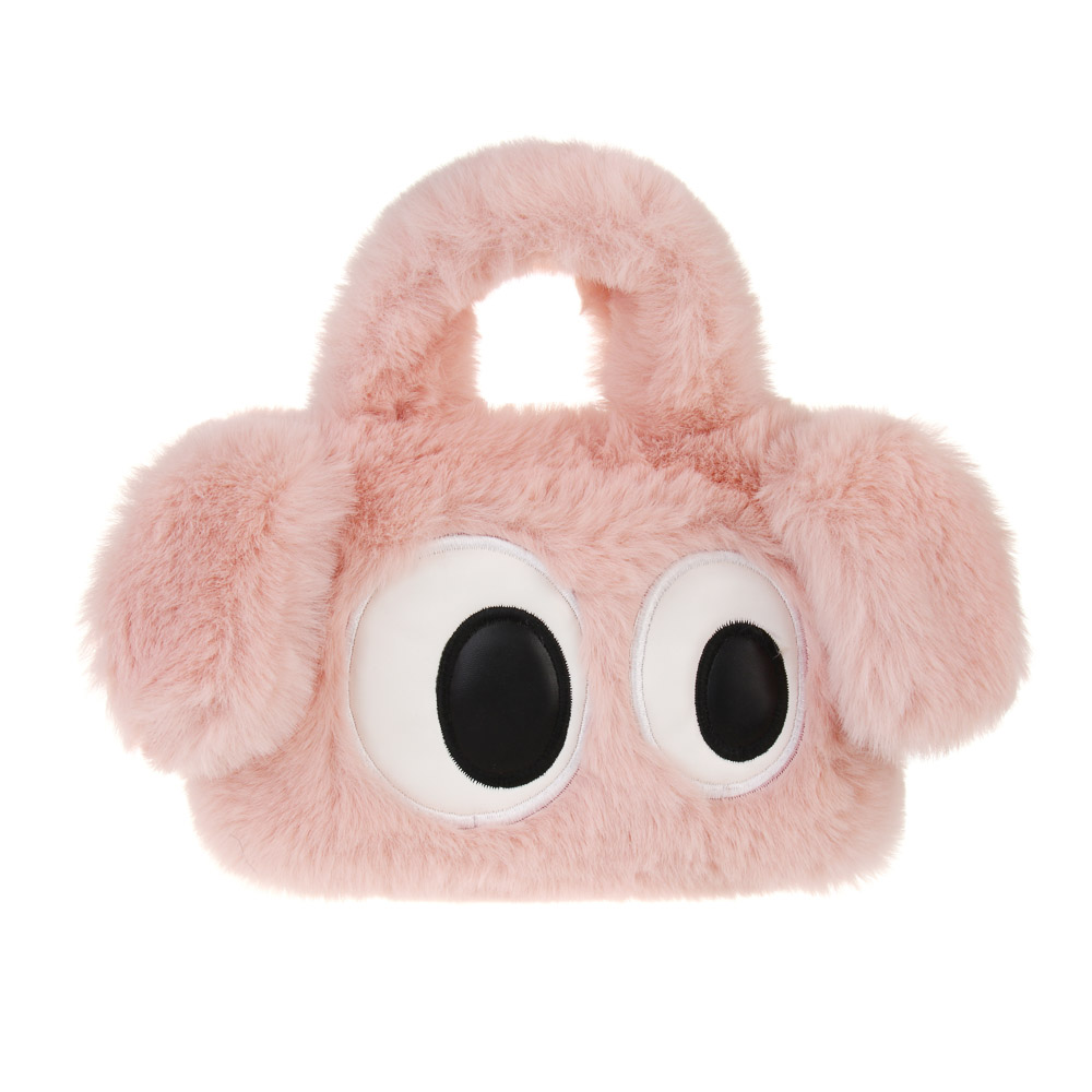 Сумка детская мягкая "Глазастик", 24х15х5 см, полиэстер, иск. мех, тм ИГРОЛЕНД, 1811-52 - #2