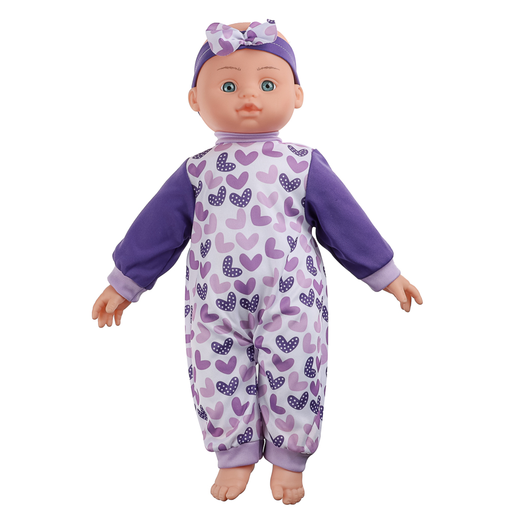 ИГРОЛЕНД Пупс мягкое тело, звук, 45 см, пластик, полиэстер, 3хAG13, 4 диз. - #2