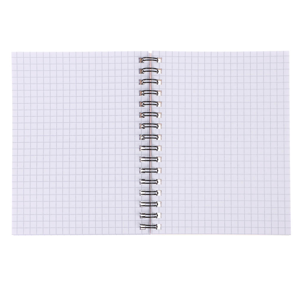 Блокнот "Botanica", 105х140 мм, 80л, клетка, мягкий переплет, спираль, в ассортим. - #4