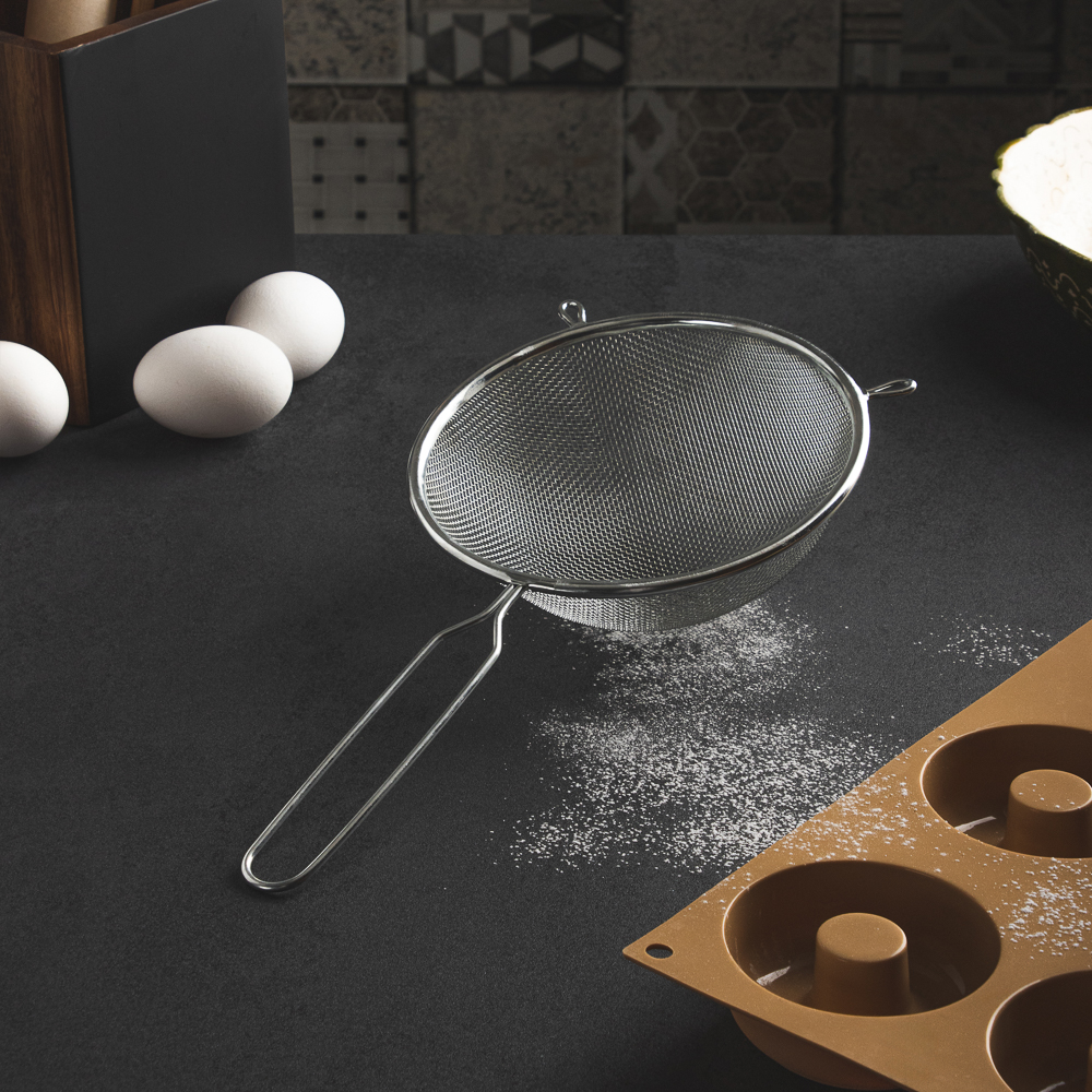 Сито с ободом и ручкой 16см FY-016 - #8