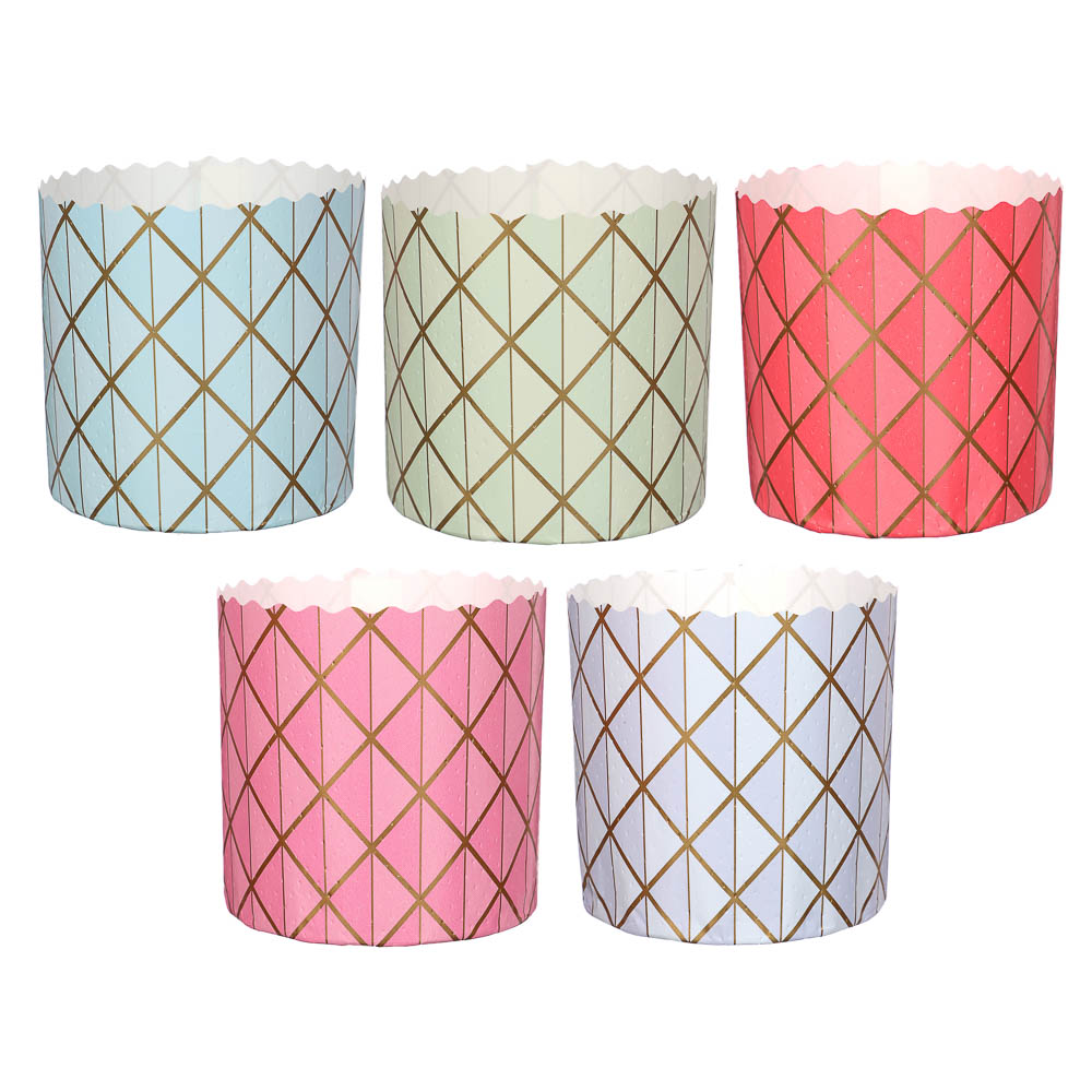 Набор форм пекарских бумажных (d90, h90 мм), 4 шт, арт hk19480 - #3