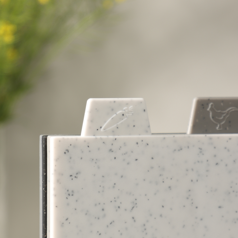 SATOSHI Набор досок разделочных на подставке 5пр, 30х22см, пластик - #12