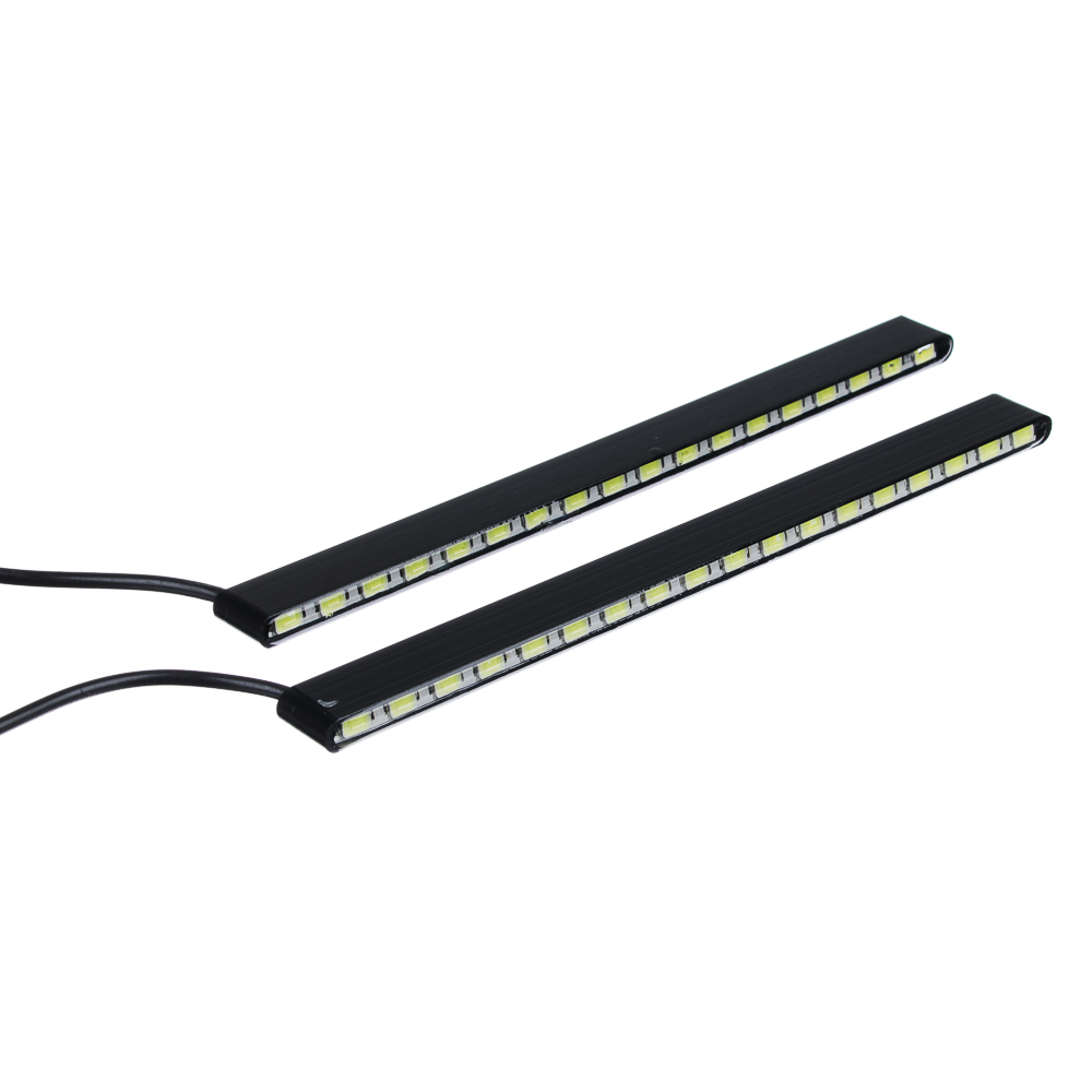 NEW GALAXY Дневные ходовые огни, LED 18 шт, метал. корп., 192 мм, 12V, 2шт - #1