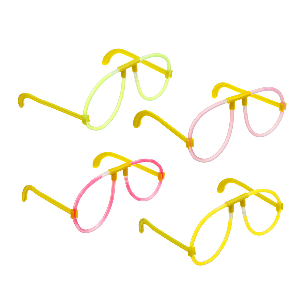 Неоновые очки, ширина очков 15см, пластик, 4 цвета - #3