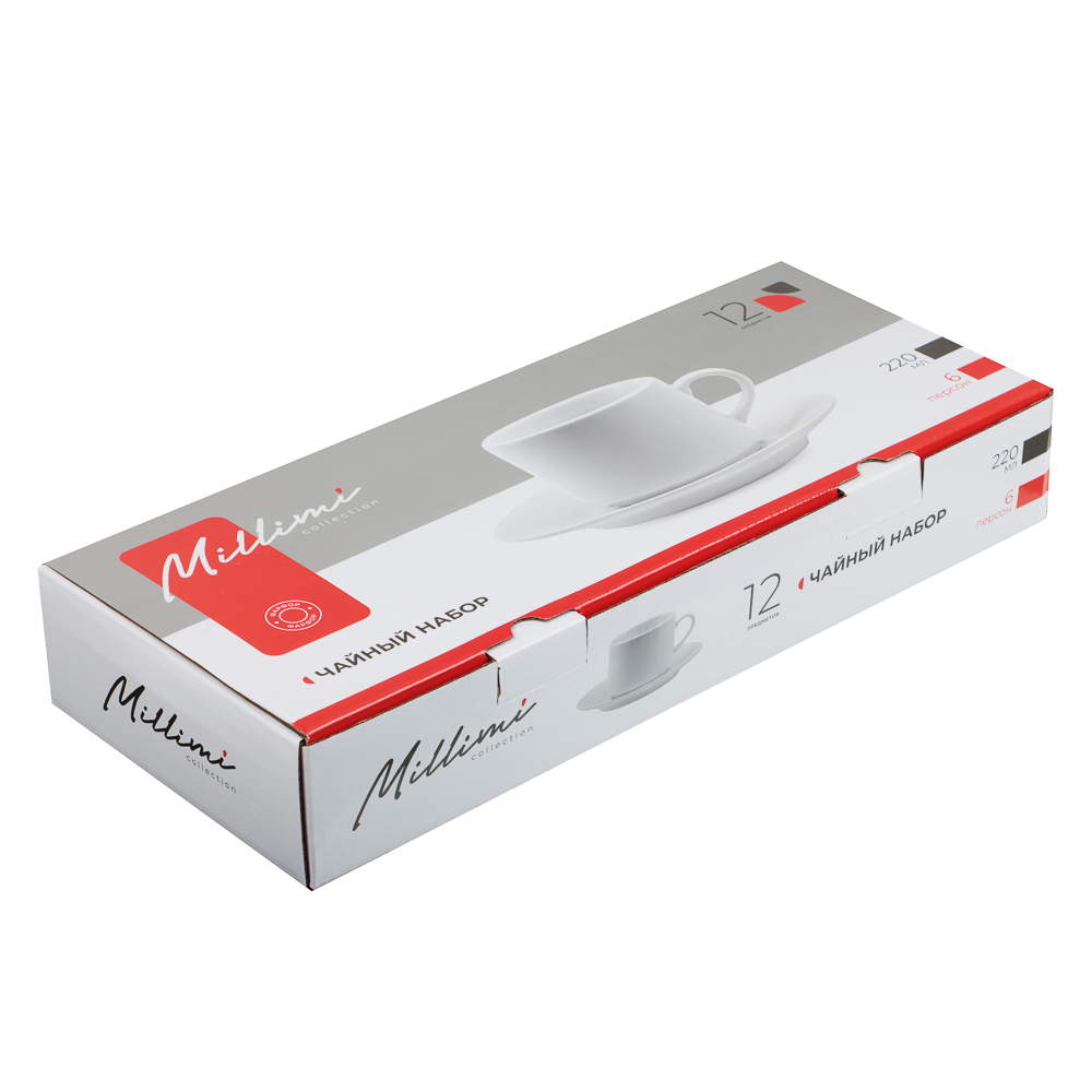 MILLIMI Сонет Набор чайный 12 пр., 220 мл, фарфор - #8