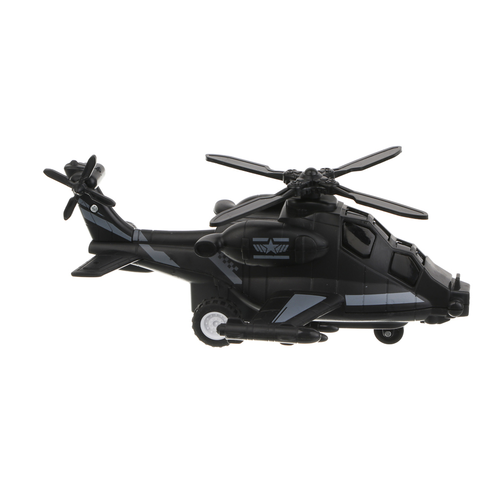 ИГРОЛЕНД Игрушка в виде вертолета "Военная операция", свет, звук, инерц., ABS, 20х12х8,2 см, 2 диз. - #7