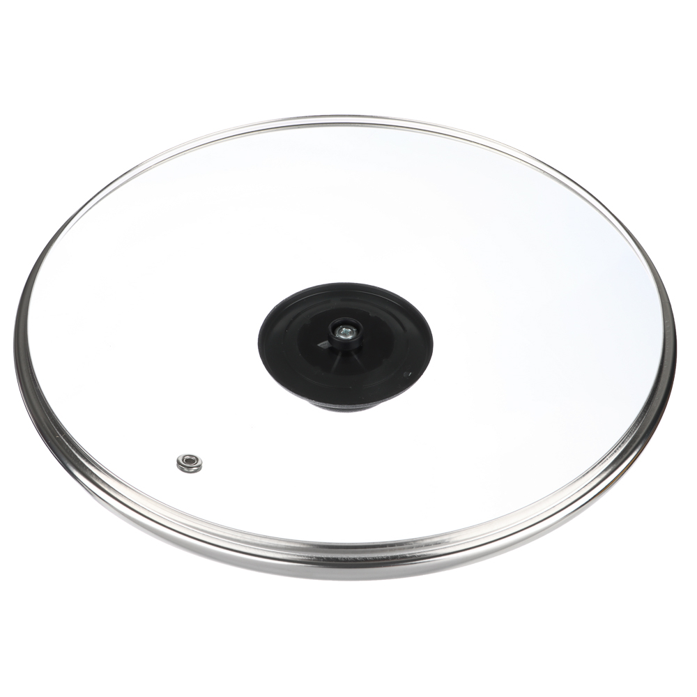 Крышка для сковороды стеклянная с металлическим ободком, 26 см - #3
