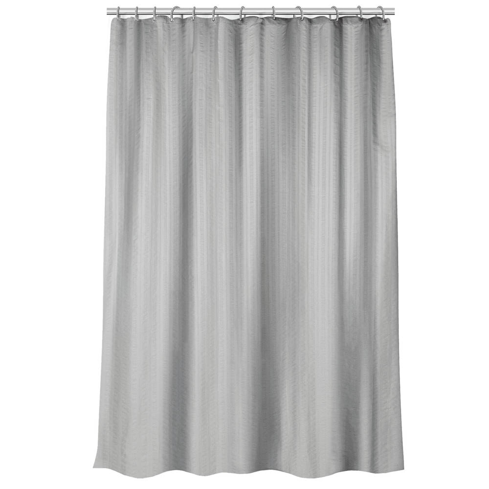 Штора для ванной 180х200см SWANNY, GRANIT3, серый, полиэстер, SWC-80-24-GRY - #1