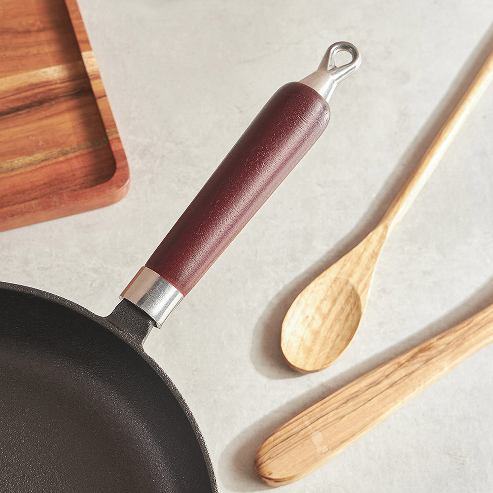 VETTA Сковорода чугун, d24х5см, деревянная ручка, индукция - #10