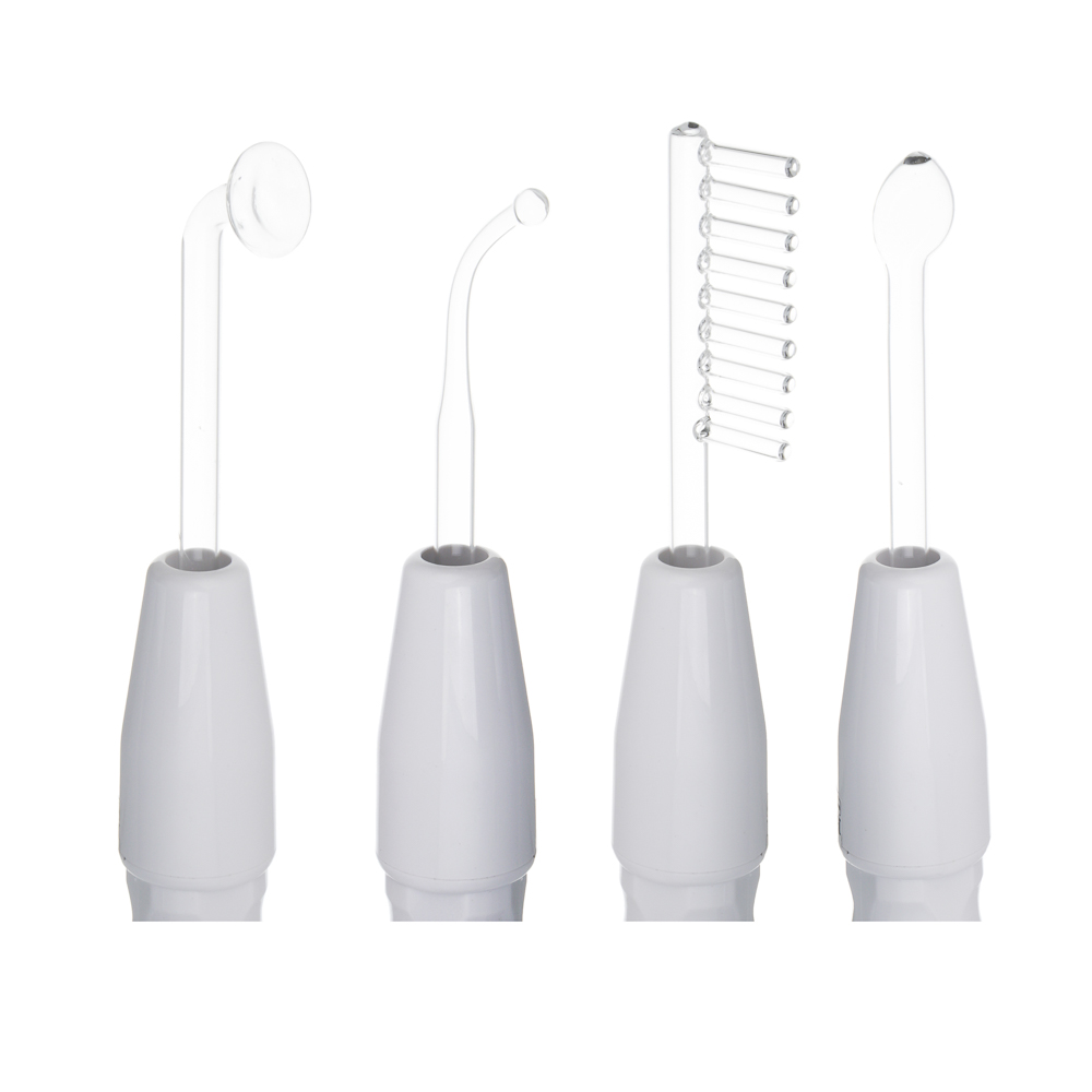 LEBEN Массажер импульсный Дарсонваль для лица, тела и волос, 30 Вт, 4 насадки, 220в, белый - #4