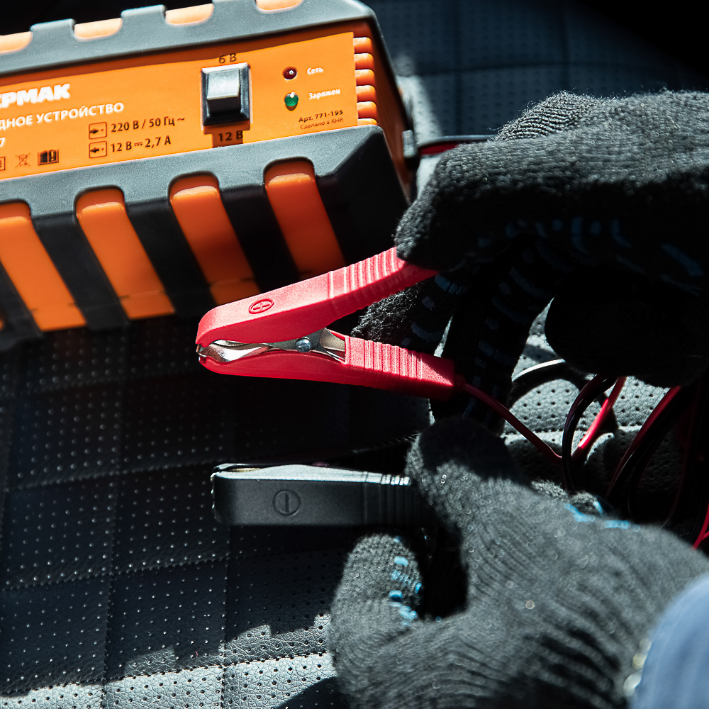 ЕРМАК Зарядное устройство импульсное, автомат, 2.7 A, 6В/12В, пластик корпус - #9