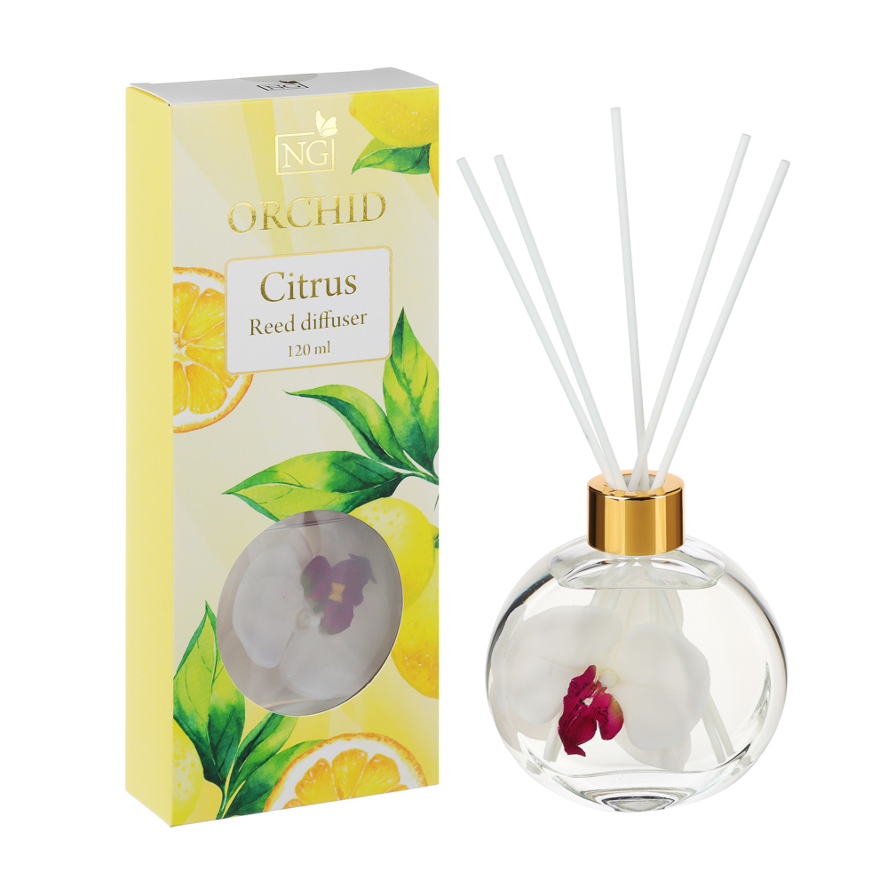 NEW GALAXY Диффузор Orchid, 120 мл, (бабл гам, океан, цитрус) - #3