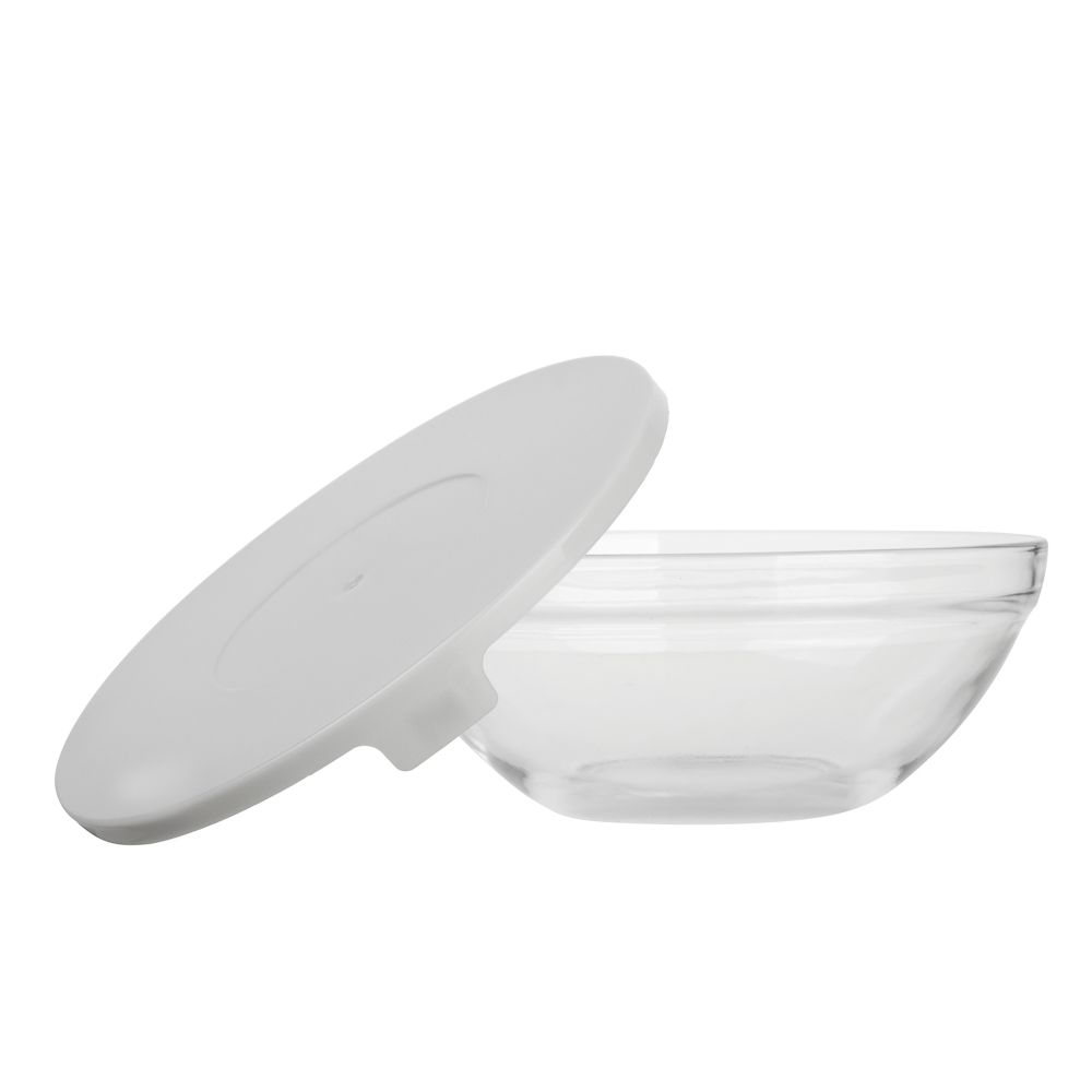 MILLIMI Набор салатников с крышкой 5 шт: 900/ 500/350/200/130 мл, стекло, пластик,  серый - #5