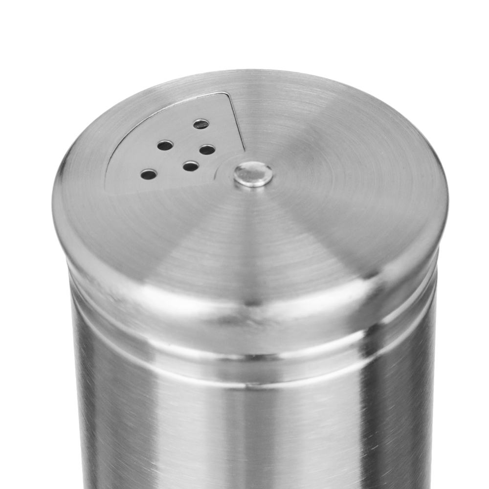 SATOSHI Набор для соли и перца 2шт. 16.6x8.5x17.5см, стекло, нерж.сталь, пластик, цвет серебро - #6