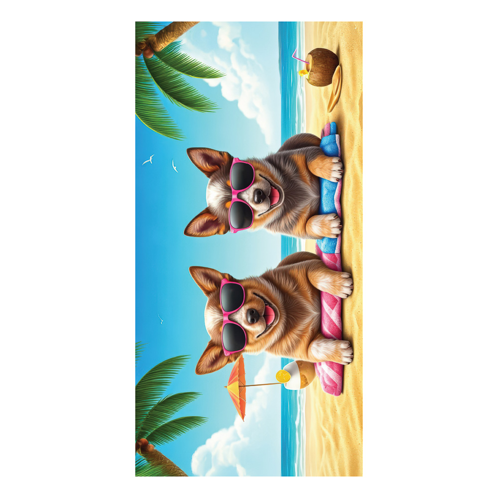 Полотенце пляжное тм PROVANCE Саммер 70х140см, 100% полиэстер, 6 дизайнов - #3