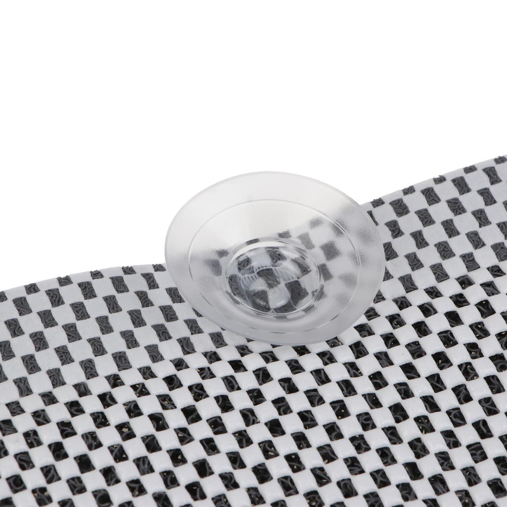 Коврик противоскользящий тм VETTA Capri, 75x44см, ПВХ 100%, серый - #6