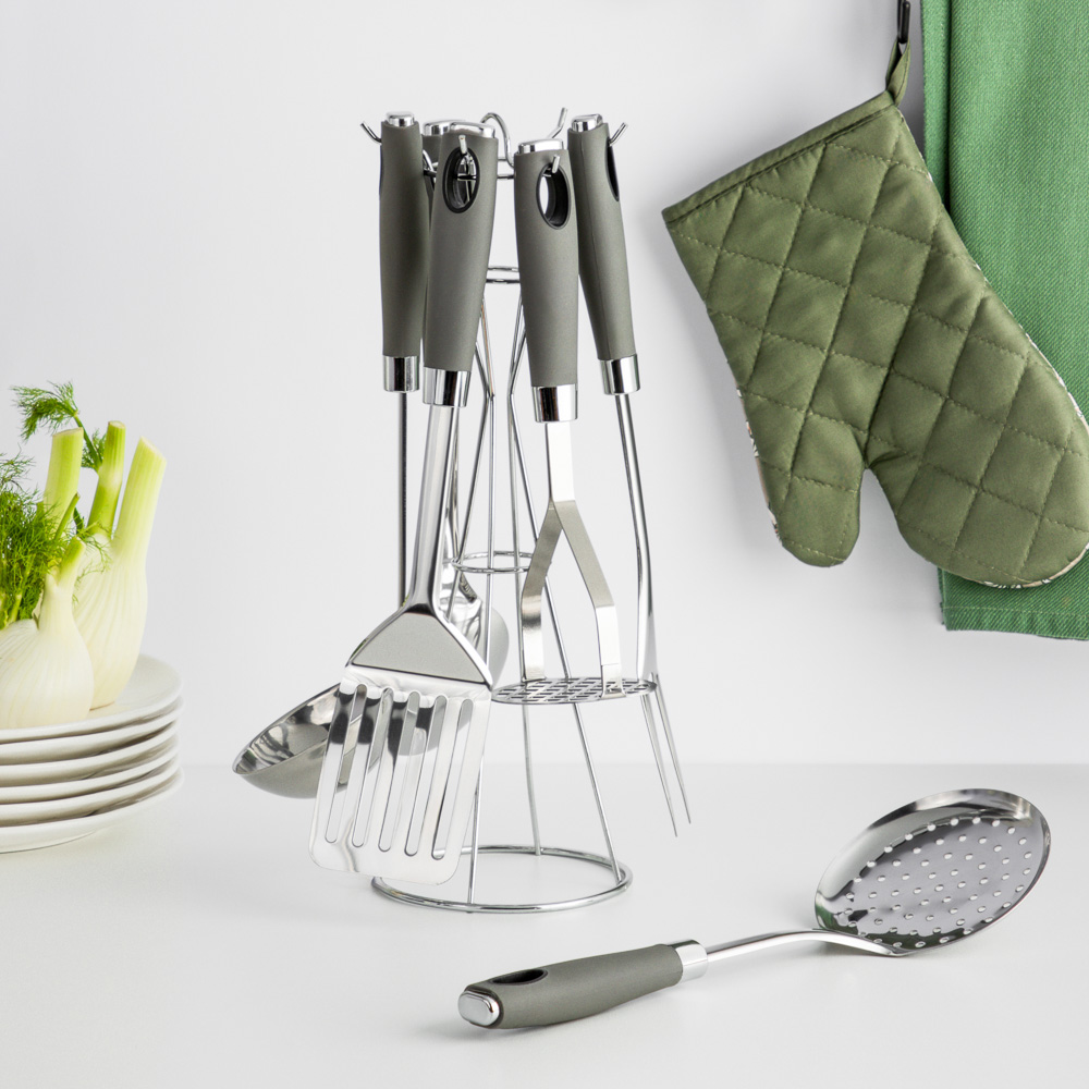 SATOSHI Витре Набор кухонных принадлежностей 7 пр., нерж. сталь - #4