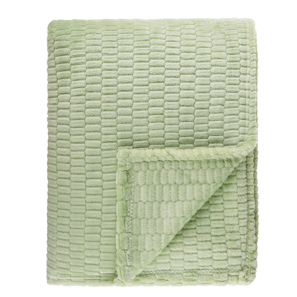 PROVANCE Плед микрофибра, 180х200см, 300гр/м, зеленый - #1