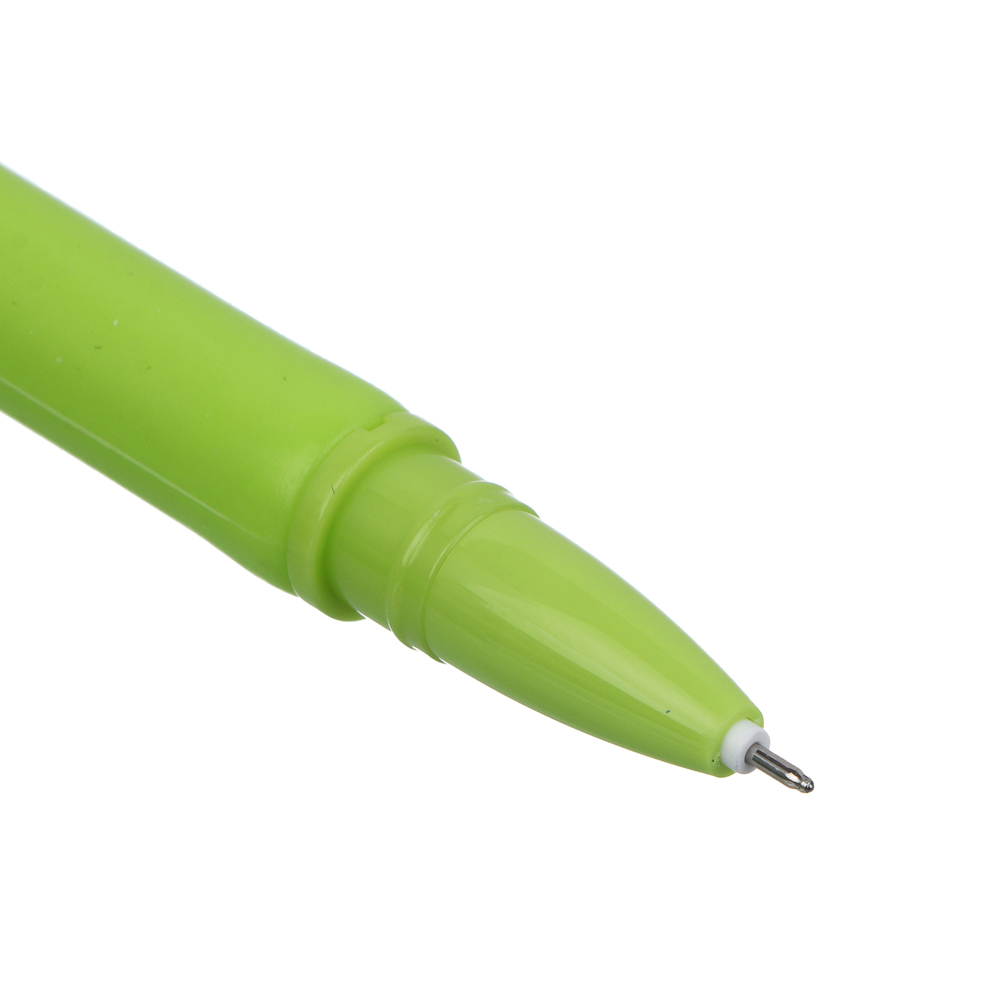 Ручка гелевая силиконовая синяя "Тюльпан", 6 видов, шоу-бокс - #4