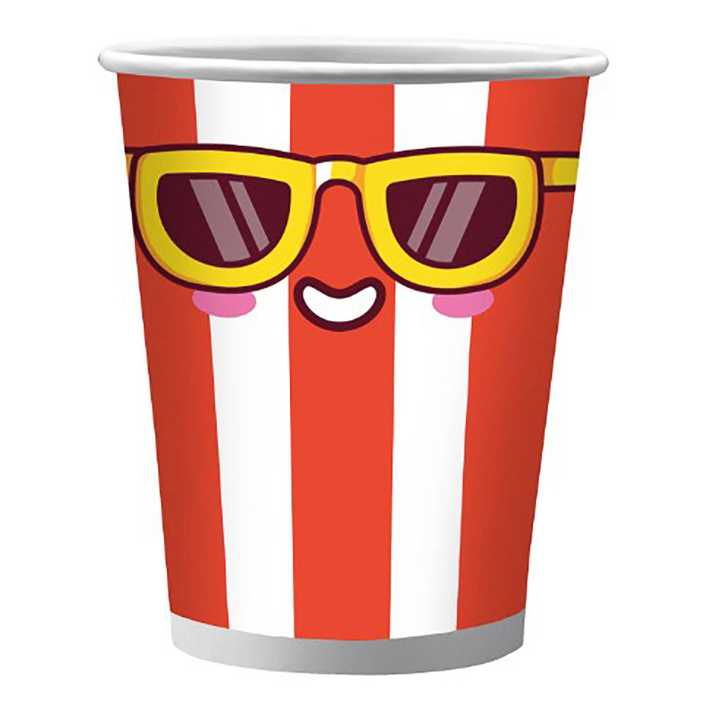 Набор бумажных стаканов Ожившая еда, 6 шт*250 мл - #6