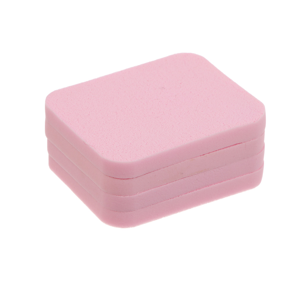 Набор для визажа 7 шт тм ЮНИLOOK (керлер, кисть плоская для тона, спонжи 4шт, блендер 1шт), 4 цвета - #11