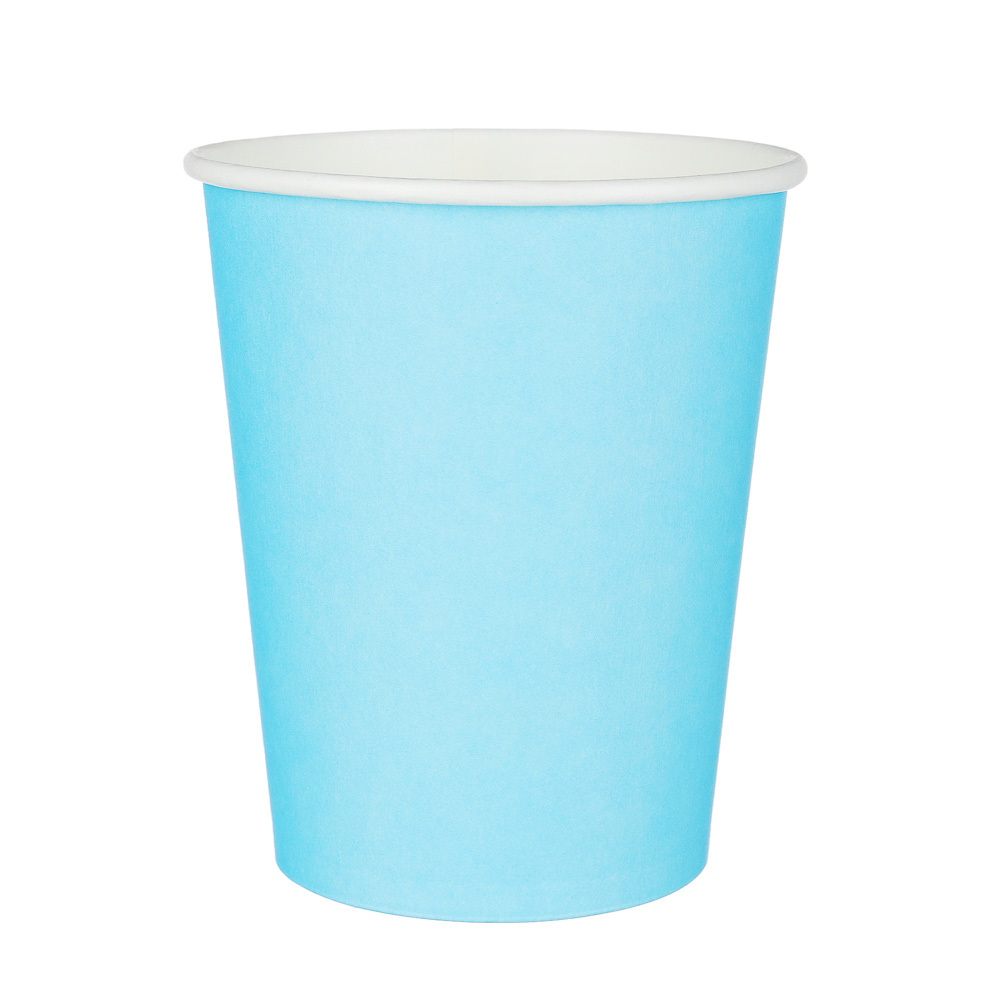 Бумажные стаканы, голубой, 6 шт - #1