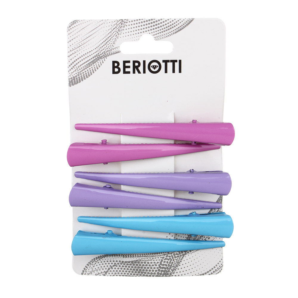 Набор зажимов для волос Beriotti, 6 шт - #5
