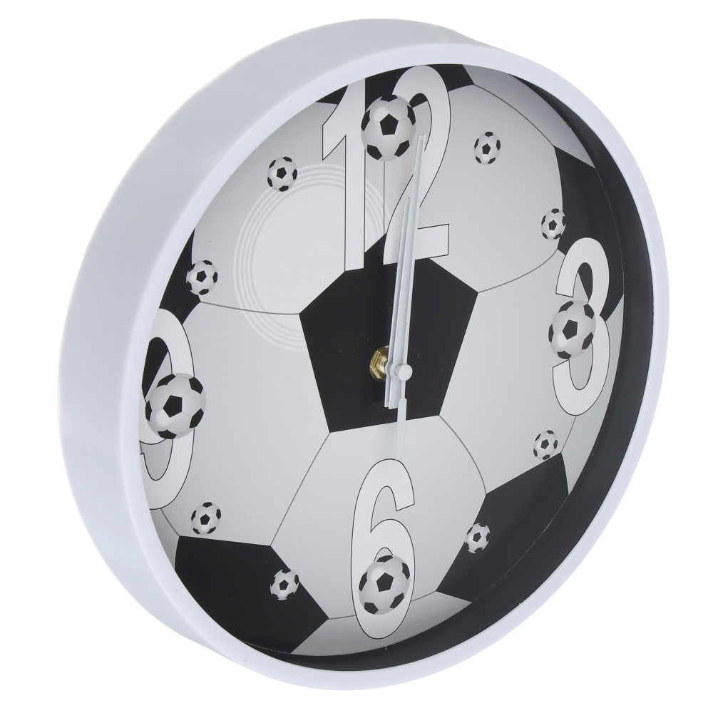 Часы настенные тм LADECOR CHRONO круглые, 24x24x4 см, пластик, стекло, 1хАА, арт.2 - #2