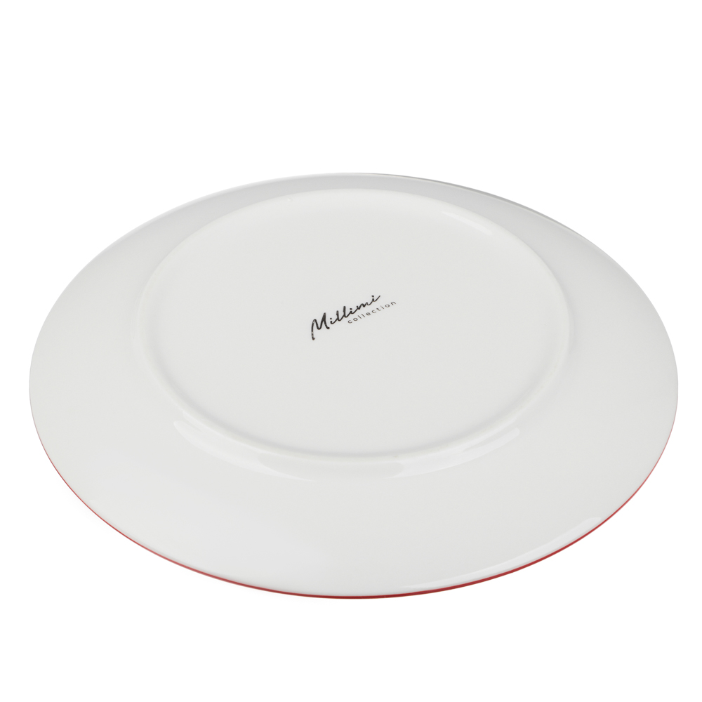 Тарелка закусочная Черри тм MILLIMI, 19,5см, фарфор, белый - #4