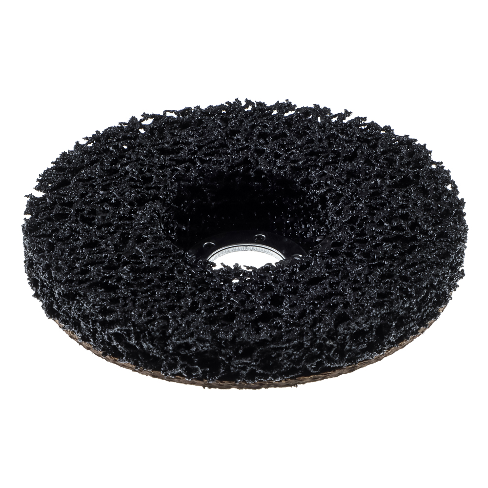 ЕРМАК Диск коралловый зачистной 125мм для УШМ, п.кв. 22 мм, толщина 14мм, чёрный, низкая жестк. - #2