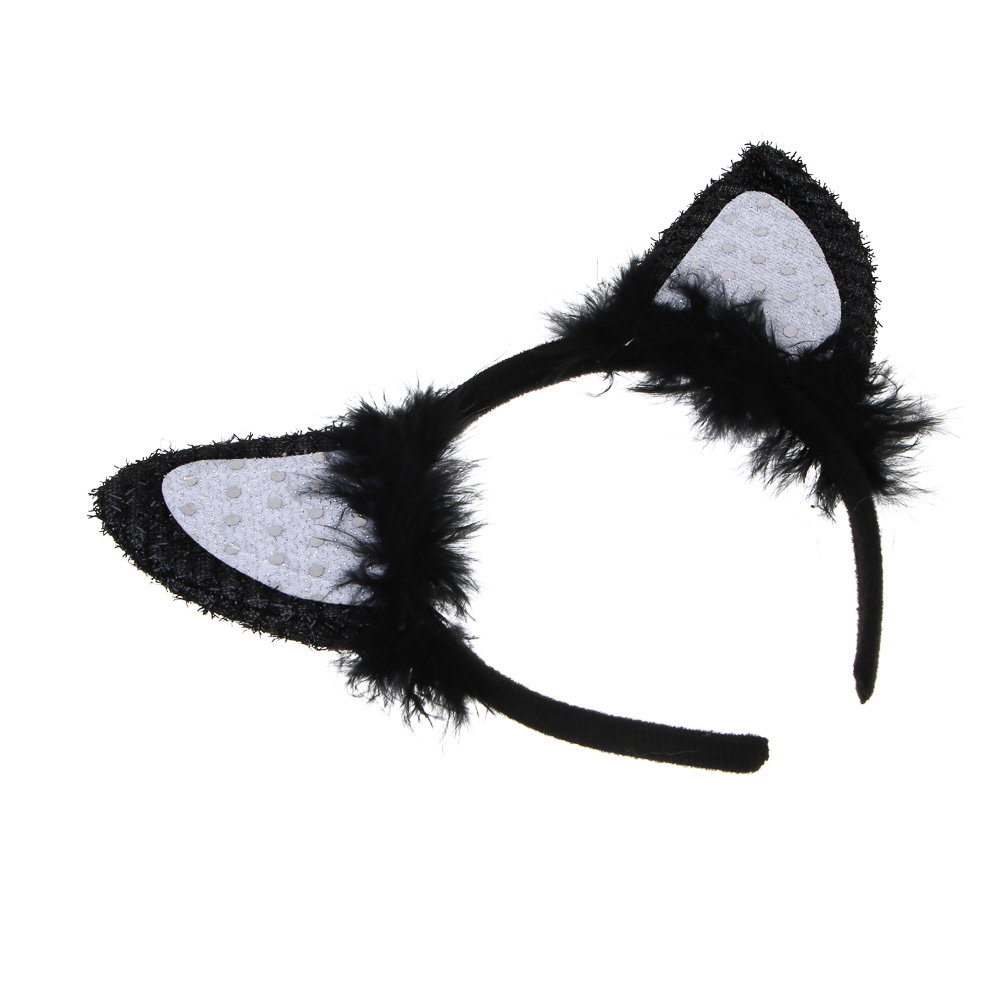 СНОУ БУМ Набор карнавальный "Котик", 3 предмета, пластик, полиэстер - #3