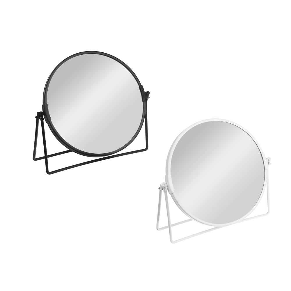 Зеркало круглое поворотное с увеличением х2 тм ЮL Ориан d17см, металл, стекло, 2 цвета - #1