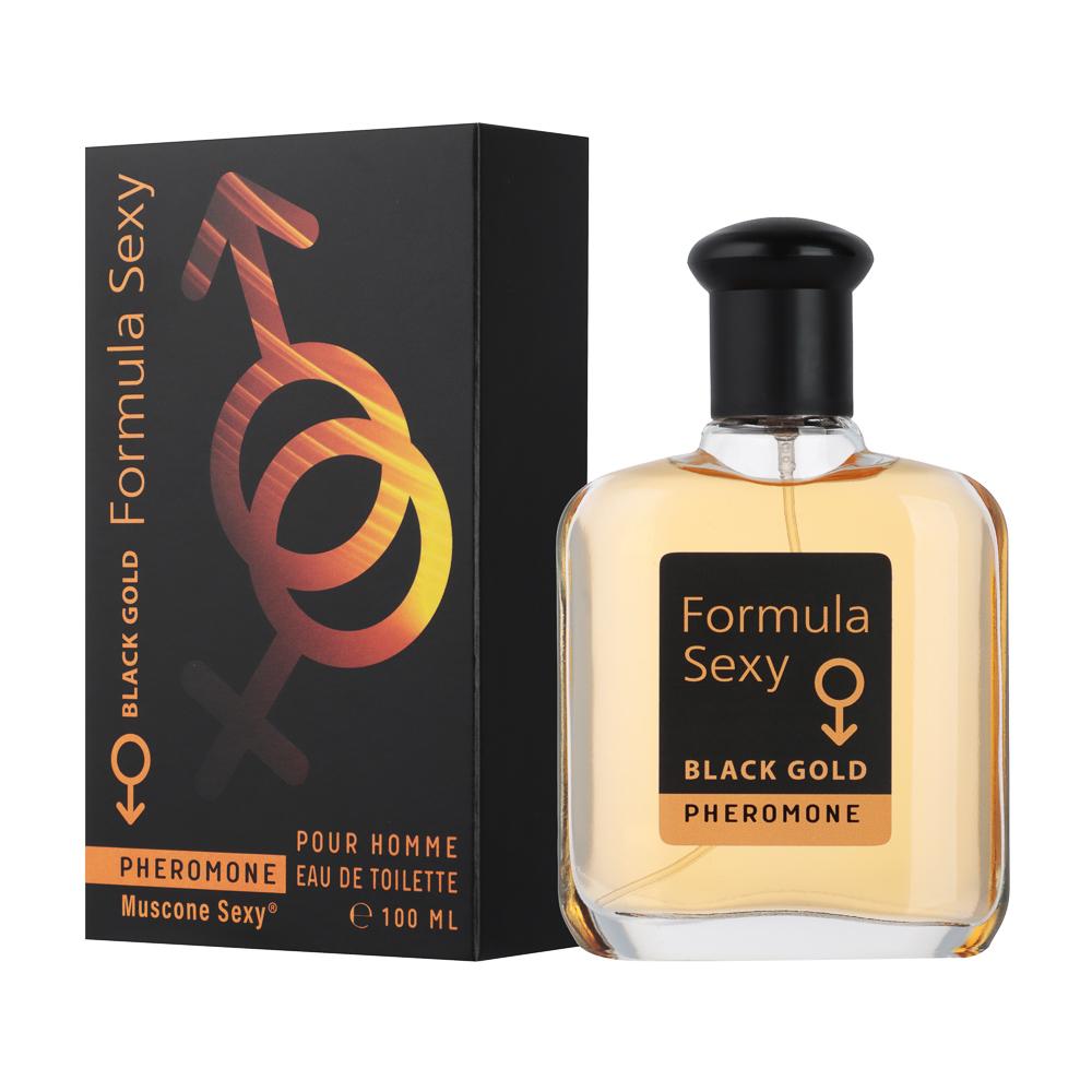 Туалетная вода мужская тм Formula Sexy Black Gold с феромонами, 100 мл - #1