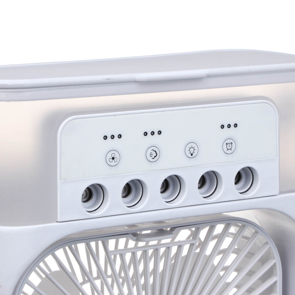 Вентилятор настольный с увлажнителем тм LEBEN 6Вт, 5в/1.2А, 24.5x18.5см, USB-кабель, белый - #6