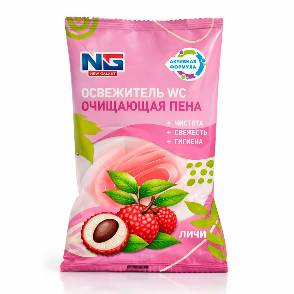 Освежитель для унитаза подвесной тм NEW GALAXY 30гр., Личи - #1