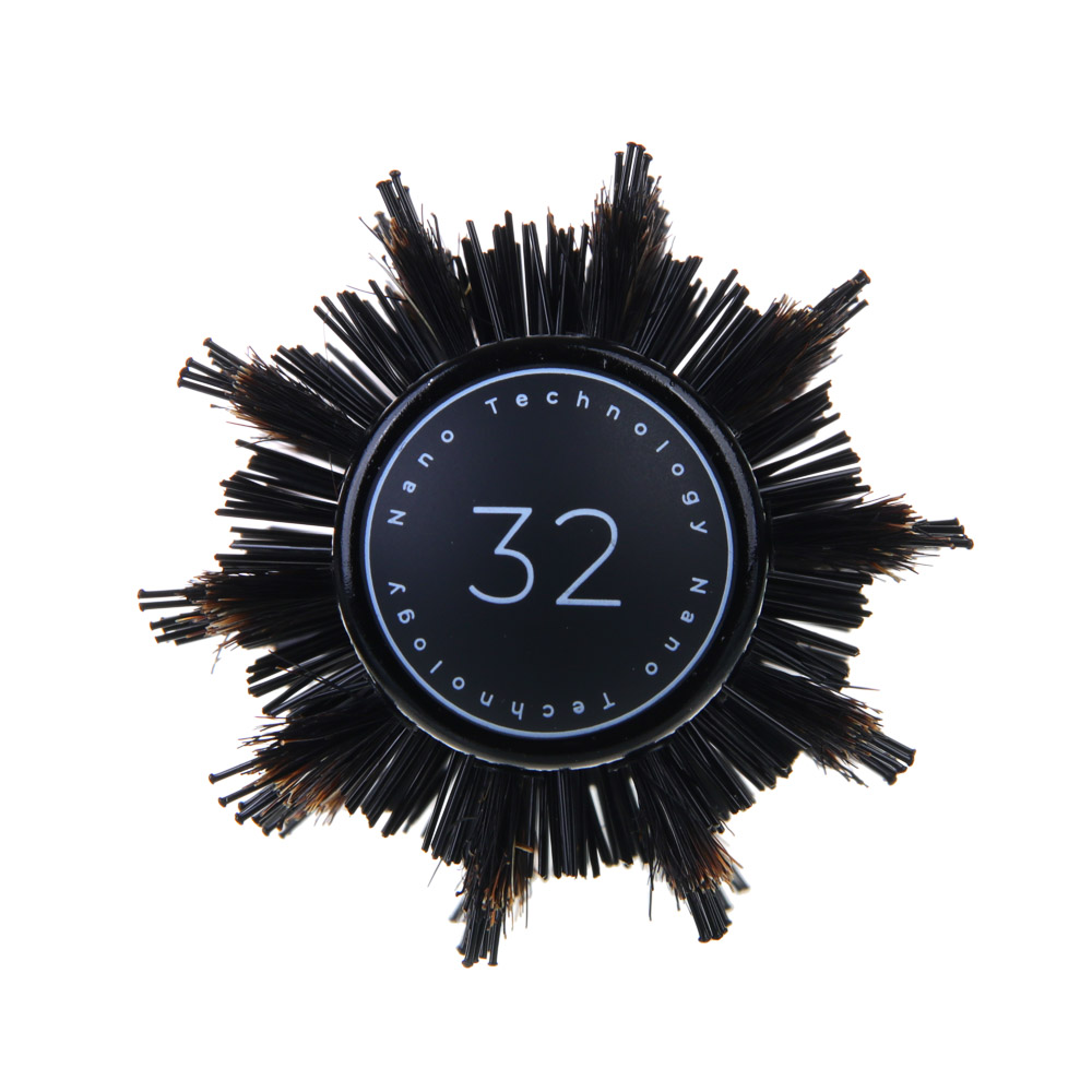 ЮНИLOOK Брашинг для волос, d=32мм, 26,2см, AБС пластик, нейлон, щетина - #4