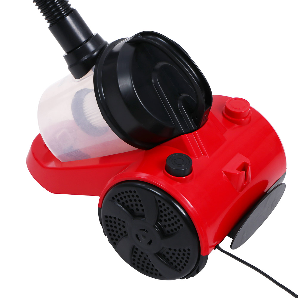 Пылесос, проводной, до 1000 Вт, 1 насадка, Hepa фильтр, 2 литра, 220В, пластик, металл, красный - #4