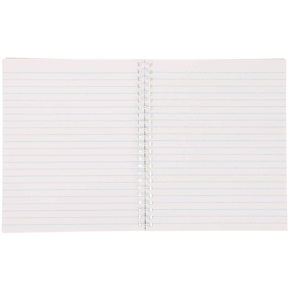 Тетрадь общая на спирали 80л. в клетку, обл.мел. картон, БЕЛЫЕ ЛИСТЫ, микс - #18