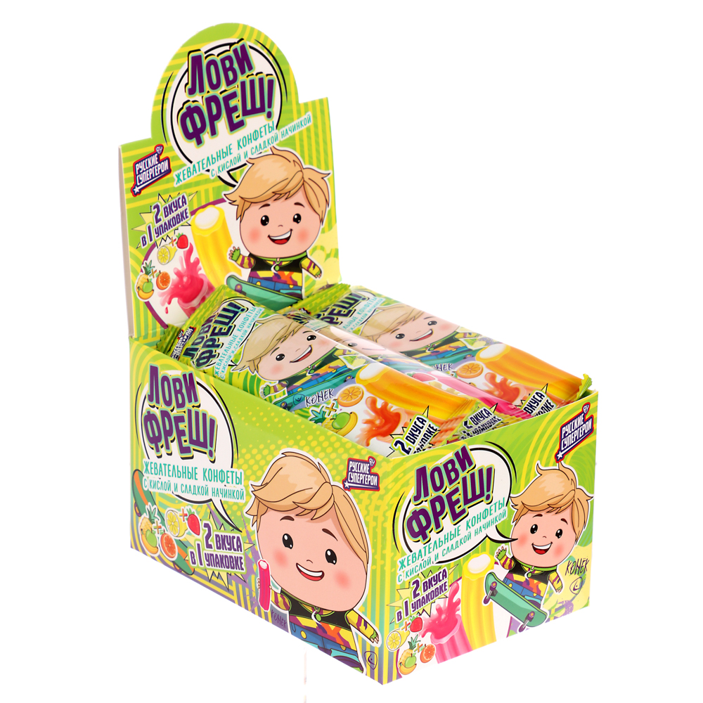 BY Русские Супергерои Жевательные конфеты кислые 16 гр. - #4