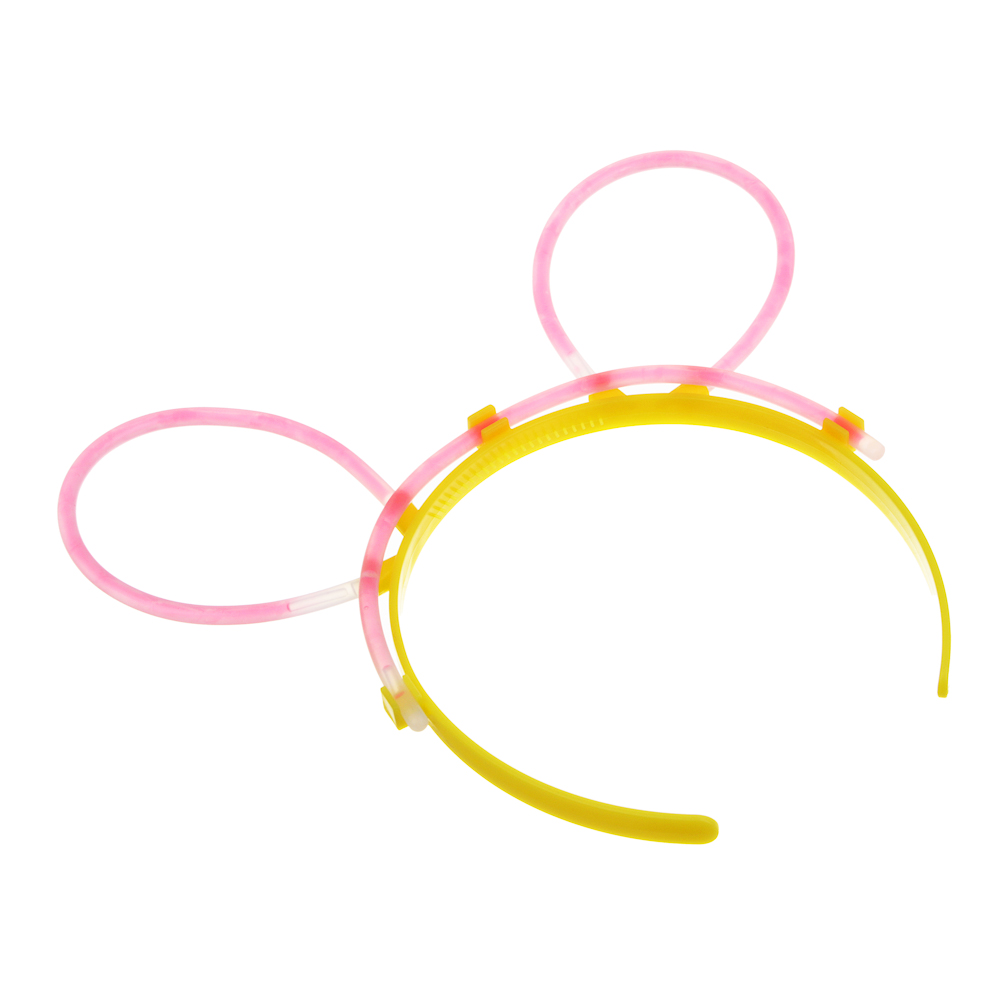 Неоновый ободок, диаметр ободка 10,5см, пластик, 4 цвета - #6