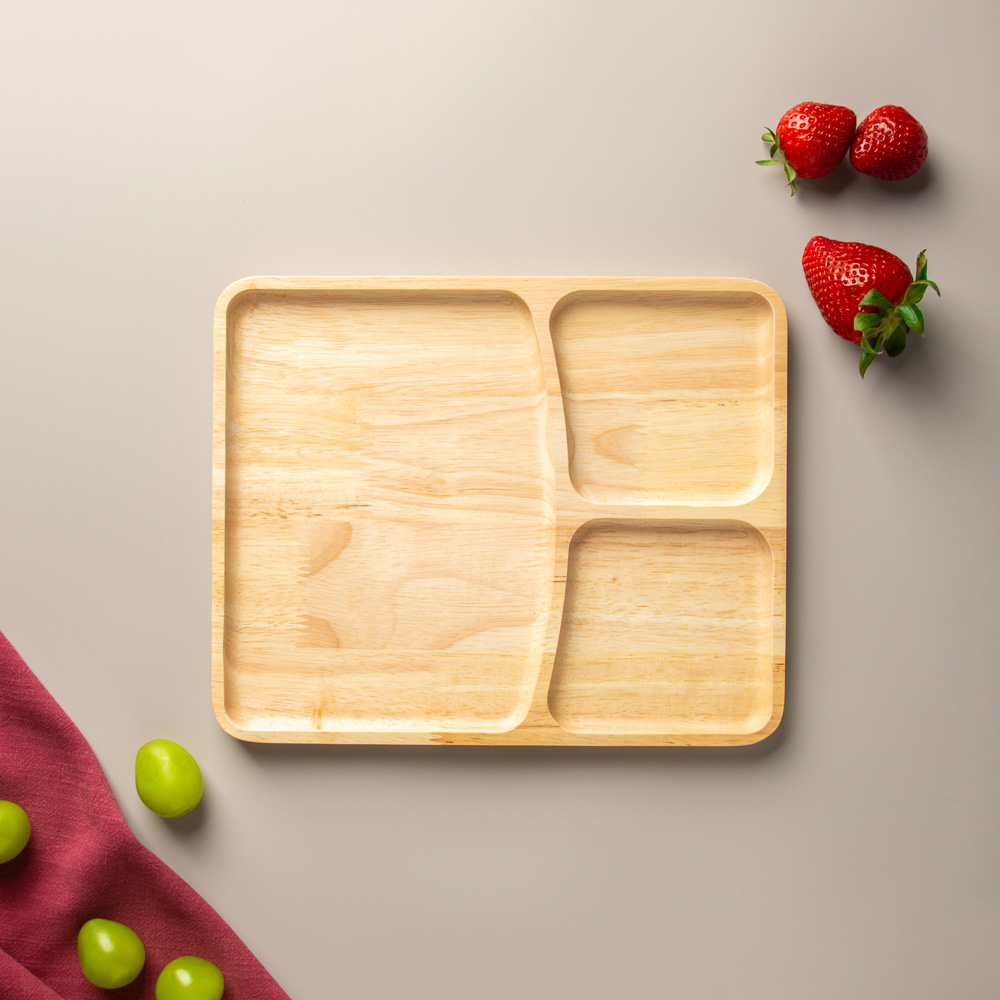 SATOSHI Менажница, гевея, 25х20.5х1.5см - #5